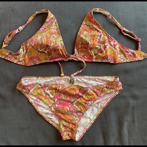 Tommy Bahama paisley two piece bikini